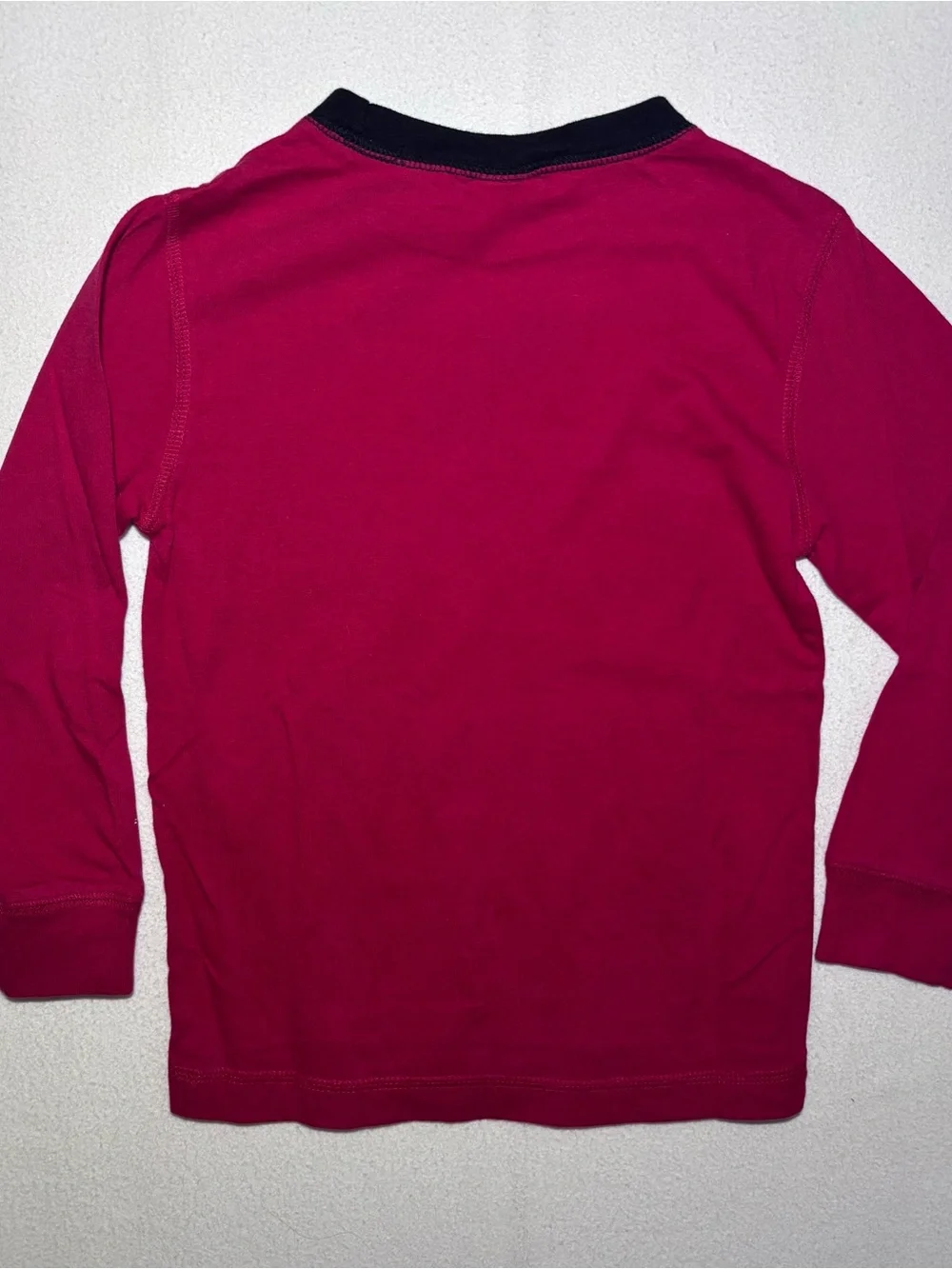 Gymboree Boys Size 5 Christmas Santa Graphic Long Sleeve Shirt G013